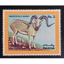 Pakistan Fauna, Sello Sc 674 Oveja Año 1986 Nuevo L18724