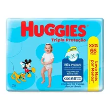 Fralda Huggies Disney Tripla Proteção Tamanho (m/ G/ Xg/xxg)