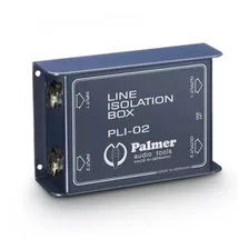 Caja De Aislamiento Linea Palmer Pli02 2 Canales Audio