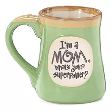 Im A Mom Superpower Taza Verde Lima De 18 Onzas