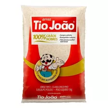 Arroz Branco Tipo 1 Pacote Com 5kg Tio João