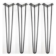 X4 Patas De Hierro Hairpin Legs Super Reforzadas 74cm!!!