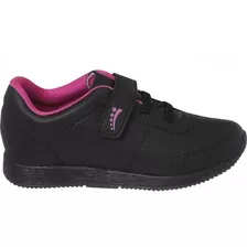 Tênis Infantil Ortopasso Jogging Menina Preto