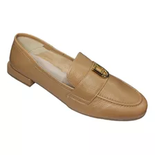 Sapato Mocassim Feminino Luz Da Lua Marrom Saara 60340001