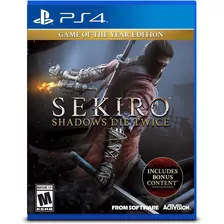 Sekiro: Shadows Die Twice Game Of The Year Edition Activision Ps4 Físico