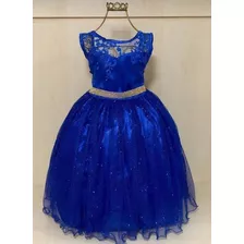 Vestido Azul Luxo