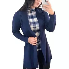 Maxi Blazer Longo Plus Size Sobretudo Feminino Casaco Grande