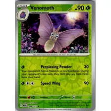 Venomoth Reverse Holo 151 Pokémon Tcg+10 Cartas