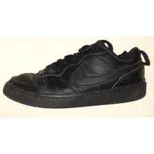 Zapatillas Nike Niño Niña Cuero Negro Total Talle 35 Ar