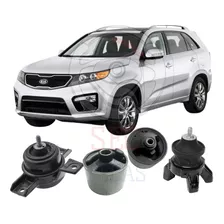 Kit 04 Coxim Motor Completo Kia Sorento 3.5 V6 4x4 Ate 2013