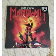 Lp Manowar Kings Of Metal Edição Gold Lacrado .