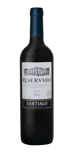 Vinho Tinto Chileno Santiago Reservado Merlot 750ml