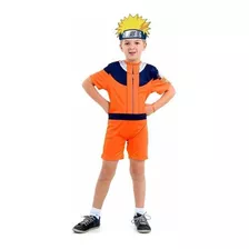 Fantasia Naruto Uzumaki Verão Original Sulamericana + Brinde