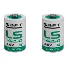 Bat. Ls14250 Saft 3,6v (kit C/2 Peças)