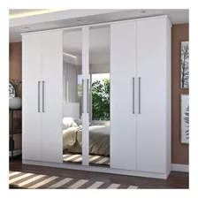 Guarda-roupa Casal 6 Portas 2 Espelhos 976e2p Foscarini