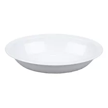 Set X 6 Bowl Ensaladera Compotera Melamina Blanca 20x14