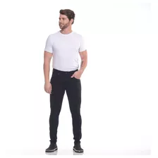 Calça Masculina Básica Confort Skinny Tendência Moda Casual