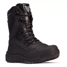 Bota Acero Militar Couro Legitimo Titanium Palmilha Gel Pu 