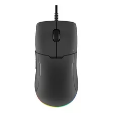 Mouse De Juego 6200 Dpi Gamer 5 Botones Programable Con Luz Negro