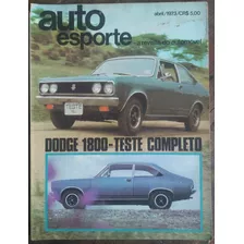 Revista Auto Esporte Abril 1973 Leia A Descrição!