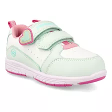 Zapatilla Niña Bubblegummers Soft Walker Celeste