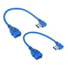 Ucec Corto Superspeed Usb 3.0 Macho A Hembra Cable De Extens