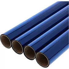 Paquete De 4 Rollos De Celofán Azul Envolver Canastas ...