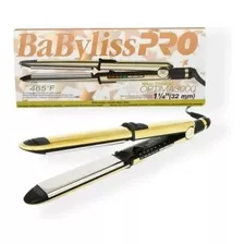 Plancha Babyliss Pro Nano Titanium Optima 3000 Dorada Voltaje 110v/220v Color Dorado