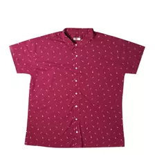 Camisa Roja Talla Grande Xl/xxl/xxxl Con Cuello