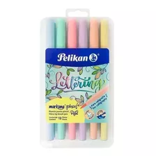 Markana Punta Pincel Pastel Pelikan 12pzs P/ Lettering Full