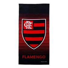 Toalha Banho/praia Flamengo Bouton Aveludada