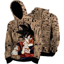 Blusa Moletom Mangá Dbz Son Goku Anime Dragon Ball Z 