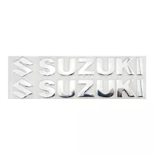 Par Emblemas 3d Motos Suzuki