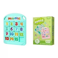 Juego Qy Toys Klotski 4x4 Qiyi Magnetico Puzzle Fichas Cubo