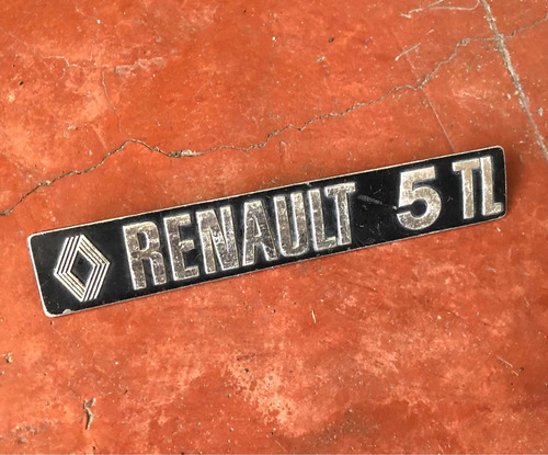 Emblema Tapa Trasera Renault 5 1975 1976 1977 1978 1979 1980 Foto 2