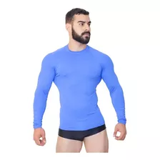 Camisa Térmica Proteção Uv Manga Longa Masculina Compressão 