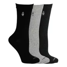 Pack 3 Calcetines Mujer Nontight Negro Hush Puppies