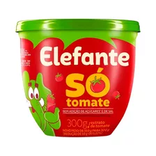 Kit C/9 Extrato De Tomate Só Tomate Elefante 300g
