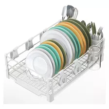 Simple Houseware Dish Rack With Drainers, Mug Holder And ...