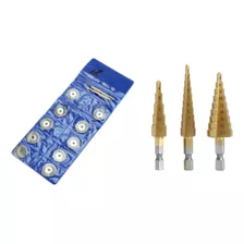 Combo Brocas Escalonadas + Discos Diamantados Microretífica