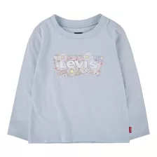 Levi's Camiseta Estampada De Manga Larga Para Bebé Niña, .