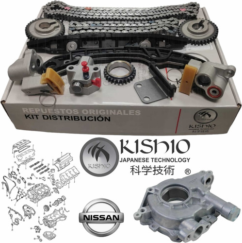 Kit Distribucion Y Bomba Aceite Nissan 350z 03-07 V6 3.5l Foto 4