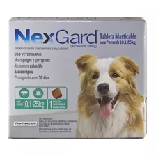 Antipulgas Y Garrapatas Nexgard Para Perros De 10 A 25 Kg