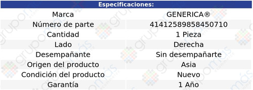 (1) Luna Derecha S/desemp Generica Sx4 Del 2007 Al 2014 Foto 2