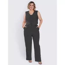 Conjunto Social Plus Size Barbiecore Blogueira Moda Feminina