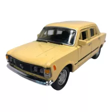 Carrinho Carro Coleção Fiat 125p Miniatura Ferro Fricção