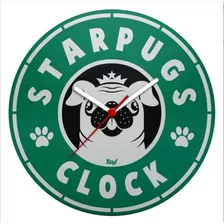 Relógio De Parede Ecológio - Starpugs Clock