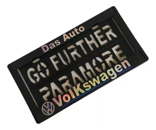 Par Porta Placas Go Further Vw Jetta Clasico Gl 2008 Foto 5