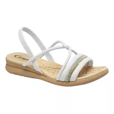 Sandália Feminina Campesi Flatform Papete Macia Flat Baixa 