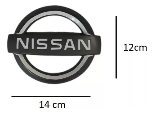 Emblema Parrilla Gris C/blanco Nissan Versa 2016 Foto 2